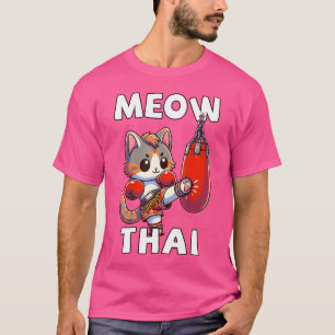 Grappig Muay Thai Meow Thais Boksen Muay Thai Ca T-shirt