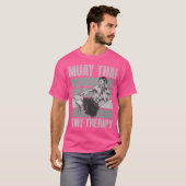 Grappig Muay Thai Muay Thai Boksen T-shirt (Voorkant volledig)
