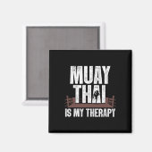 Grappig muay thai ontwerp voor mannen vrouwen Kind Magneet (Voorkant / Achterkant)