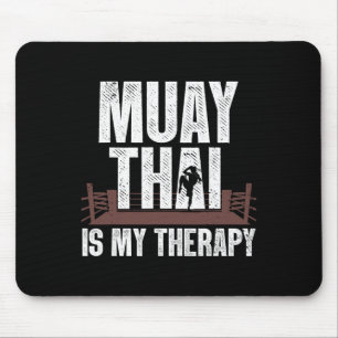 Grappig muay thai ontwerp voor mannen vrouwen Kind Muismat
