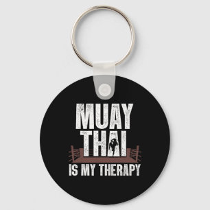 Grappig muay thai ontwerp voor mannen vrouwen Kind Sleutelhanger