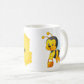 Grappig Mug - Bee Happy! Koffiemok (Voorkant rechts)