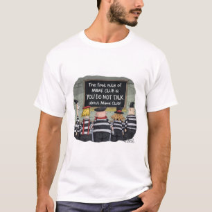 Grappig mug T-shirt met mimes.