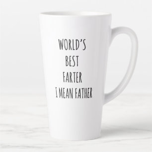Grappig Mug voor Dads, 's Werelds beste boer, ik b Latte Mok