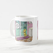 Grappig Mug voor hondenliefhebbers. Koffiemok (Voorkant links)