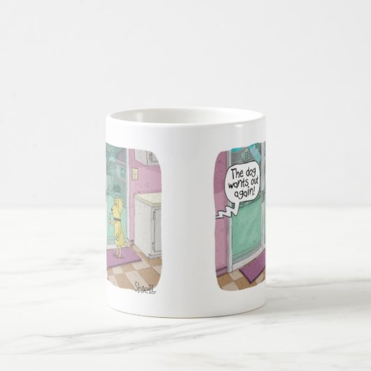 Grappig Mug voor hondenliefhebbers. Koffiemok (Center)