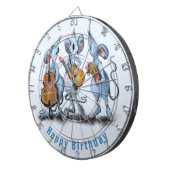 Grappig Muis Verjaardag Dart Board Dartbord (Voorkant Rechts)
