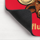 grappig muisblok "FLUFFY KOE" Muismat (Hoek)