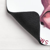 Grappig Muismat met speelruimte - Smile (Hoek)