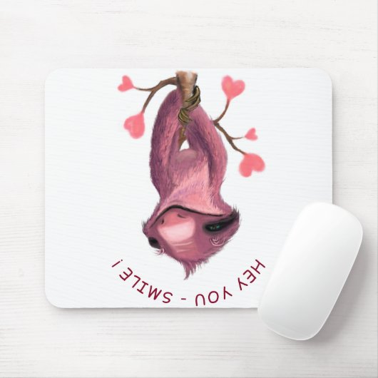 Grappig Muismat met speelruimte - Smile (Met muis)