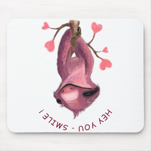 Grappig Muismat met speelruimte - Smile (Voorkant)