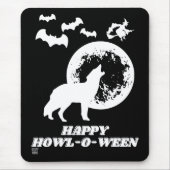 grappig muispad "HAPPY HOWL-O-WEEN 2" Muismat (Voorkant)