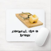 Grappig muispad - Muisval. Muismat (Met muis)