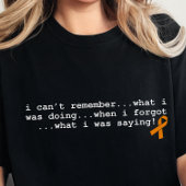 Grappig Multiple Sclerose Shirt, Sarcastisch MS Tri-Blend Shirt