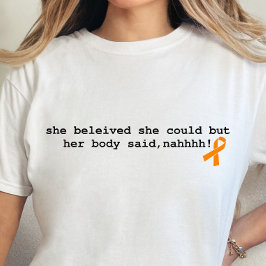 Grappig Multiple Sclerosis Shirt, Sarcastisch MS W Tri-Blend Shirt
