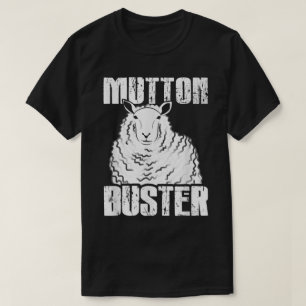 Grappig Mutton Buster Schapen Rodeo Humor Ontwerp T-shirt