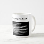 Grappig "My Morning Helping Hand" Koffiemok (Voorkant rechts)