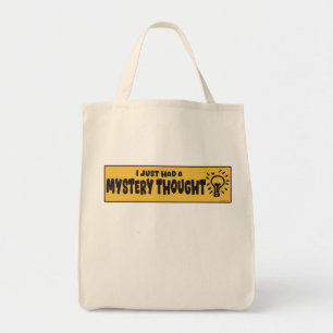 Grappig Mysterie Dacht Weg Aantrekking Leuke Kunst Tote Bag