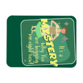 Grappig Mystery Snark Retro Lezen Huisvrouw Magneet (Horizontaal)