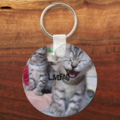 Grappig 'n' Schattige Kitten Keyring - LMFAO!!! Sleutelhanger (Voorkant)