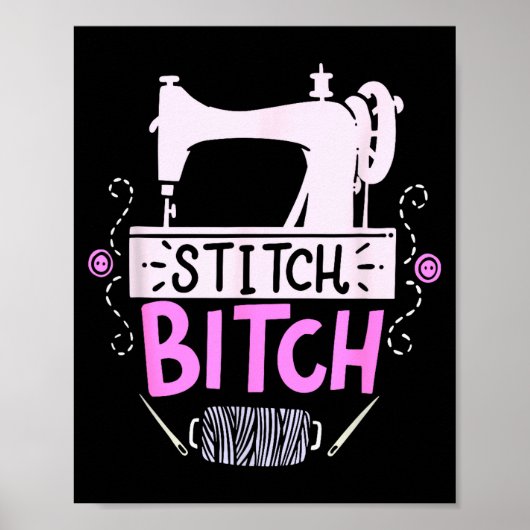 Grappig Naai Cadeau  Poster (Voorkant)
