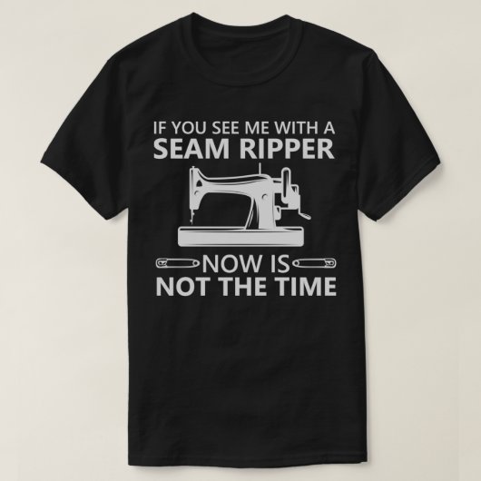 Grappig naaien als je me een zeemijper ziet is nee t-shirt (Design voorkant)