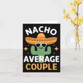 Grappig Nacho Gemiddeld Paar Cinco de Mayo Mexicaa Kaart (Gele Bloem)