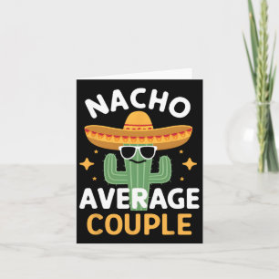 Grappig Nacho Gemiddeld Paar Cinco de Mayo Mexicaa Kaart