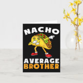 Grappig Nacho Gemiddelde Broer Cinco De Mayo Mexic Kaart (Gele Bloem)