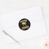 Grappig Nacho Gemiddelde Broer Cinco De Mayo Mexic Ronde Sticker (Envelop)