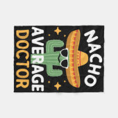 Grappig Nacho Gemiddelde Doctor Cinco De Mayo Mexi Fleece Deken (Voorkant (Horizontaal))