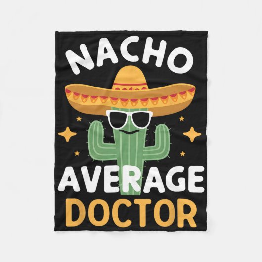Grappig Nacho Gemiddelde Doctor Cinco De Mayo Mexi Fleece Deken (Voorkant)