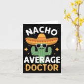 Grappig Nacho Gemiddelde Doctor Cinco De Mayo Mexi Kaart (Gele Bloem)