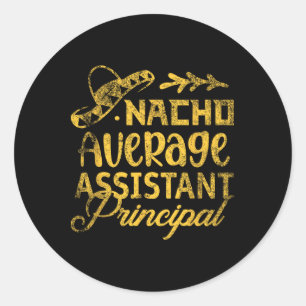 Grappig Nacho Gemiddelde Instant Principal Cinco d Ronde Sticker