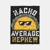 Grappig Nacho Gemiddelde neef Cinco de Mayo Mexica Fleece Deken (Voorkant)