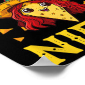 Grappig Nacho gemiddelde nichtje Poster (Hoek)