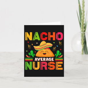 Grappig Nacho Gemiddelde Verpleegster Cinco de May Kaart