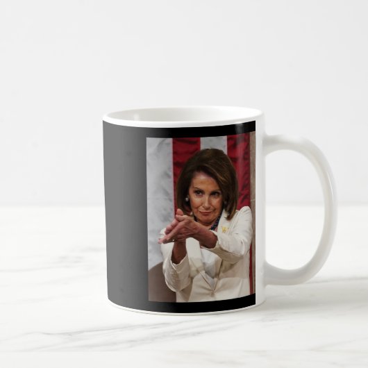 Grappig Nancy Pelosi klap terug Anti Trump Meme T- Koffiemok (Rechts)