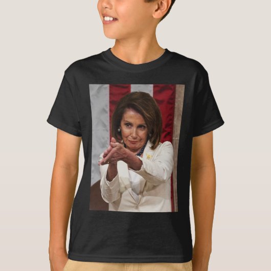 Grappig Nancy Pelosi klap terug Anti Trump Meme T- T-shirt (Voorkant)