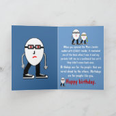 Grappig Narcist Hipster Egg Verjaardag Kaart Gift (Binnen)