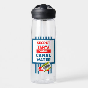Grappig Narrowboat waterlabel Waterfles