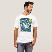 Grappig Narwhal Expressionisme T-shirt (Voorkant volledig)