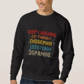 Grappig National Let's Laugh Day Quote Keep Laughi Trui (Voorkant)
