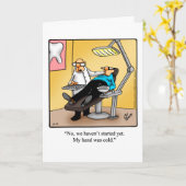 Grappig nationale feestdag voor de gebitsakte kaart (Gele Bloem)