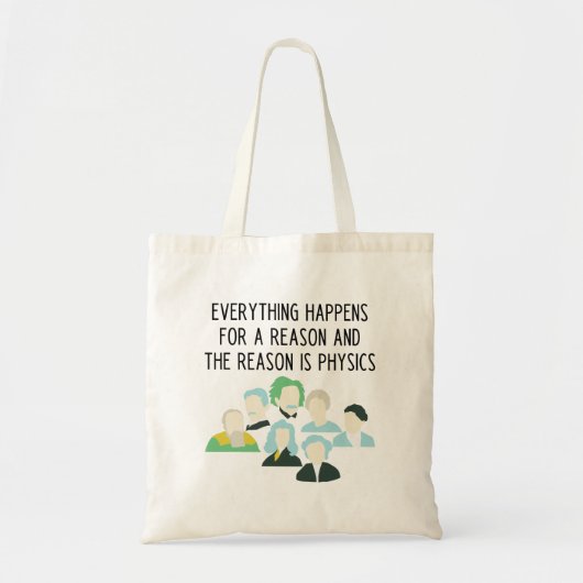 Grappig natuurkunde leraar slogan canvas tas (Voorkant)