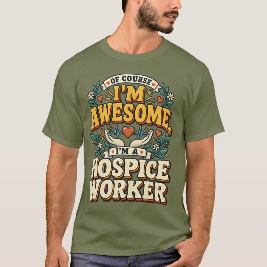 Grappig Natuurlijk Ben Ik Geweldig Ik Ben Een Hosp T-shirt (Voorkant)