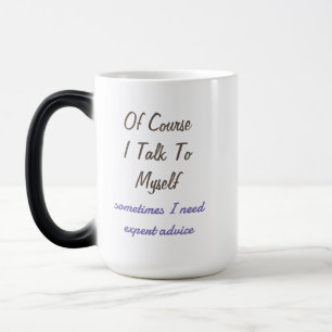 Grappig Natuurlijk Praat Ik Met Mezlf Uitspraken Magische Mok
