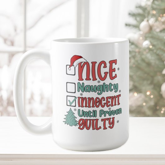 Grappig Naughty Nice Innocent Koffiemok