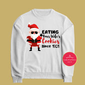 Grappig Naughty Santa Christmas Sweatshirt