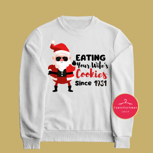 Grappig Naughty Santa Christmas Sweatshirt